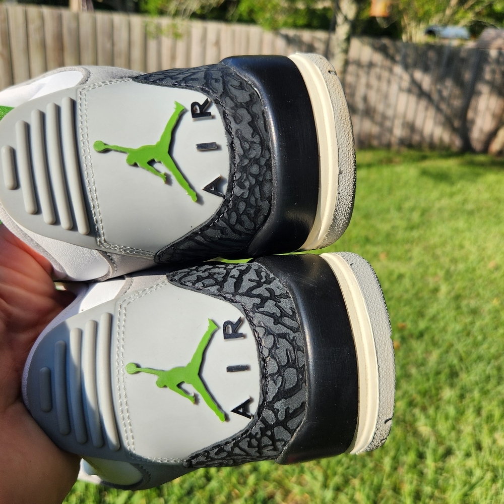Nike Air Jordan 3 Retro “Chlorophyll” 2018 136064-006 Size 9 Men’s - Picture 8 of 14